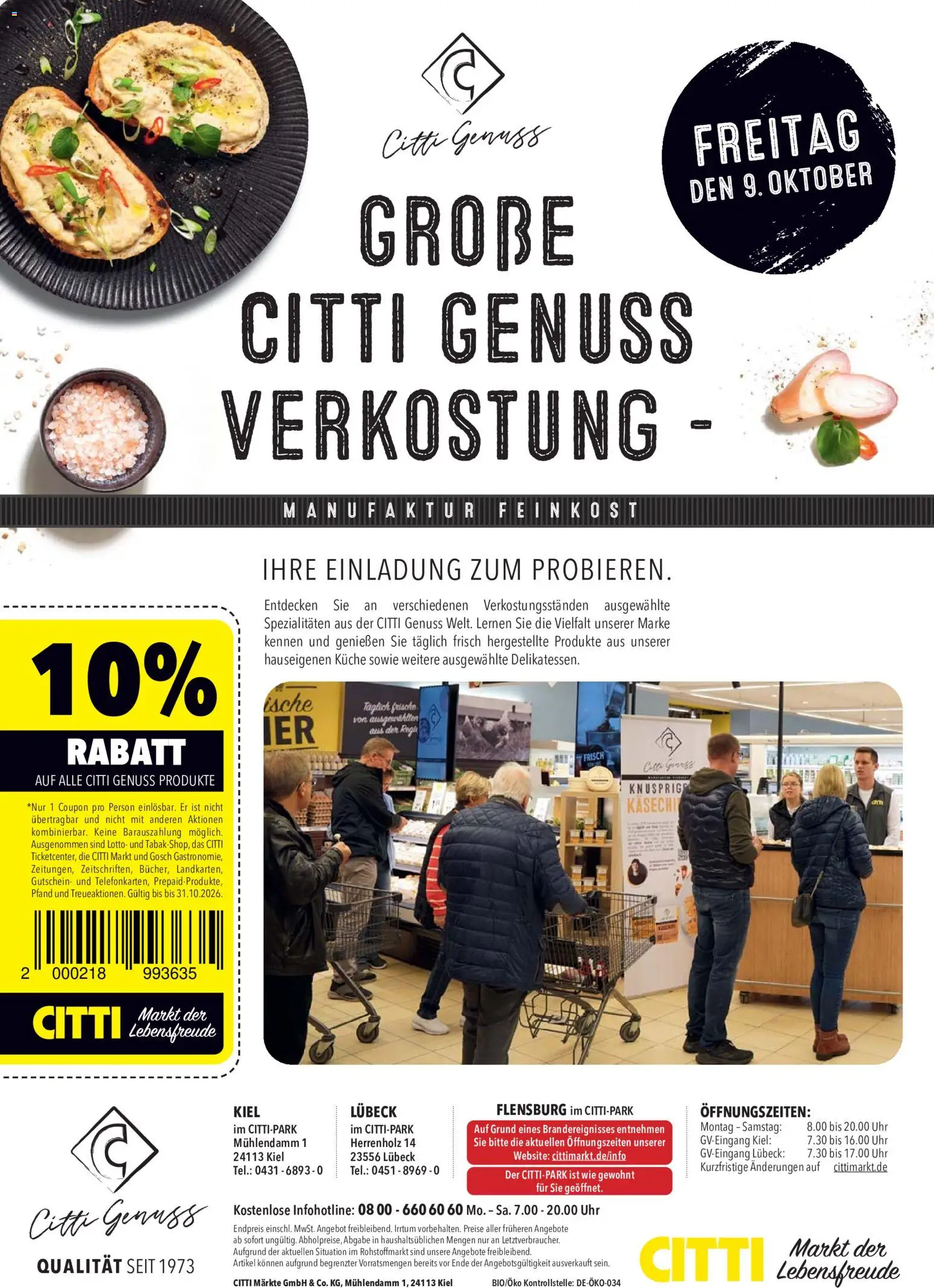 CITTI Markt CITTI Genuss – gültig ab 07.10.2026 | Seite: 16 | Produkte: Spezialitäten, Küche, Uhr