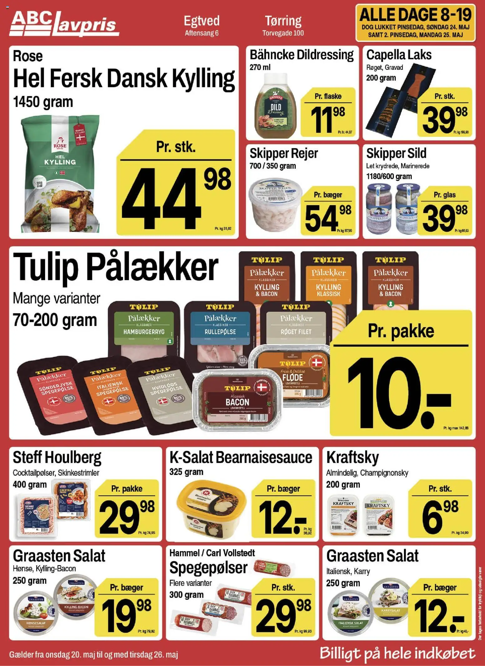Abc Lavpris tilbudsavis – gyldig fra 20.05.2026 | Side: 9 | Produkter: Karry, Fløde, Leverpostej, Italiensk salat