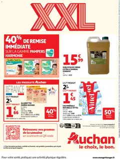 Auchan - Prévisualisation de Auchan prospectus valide à partir de 27.05.2026 | Page: 36 | Produits: Huile D'olive, Vittel, Huile, Porc