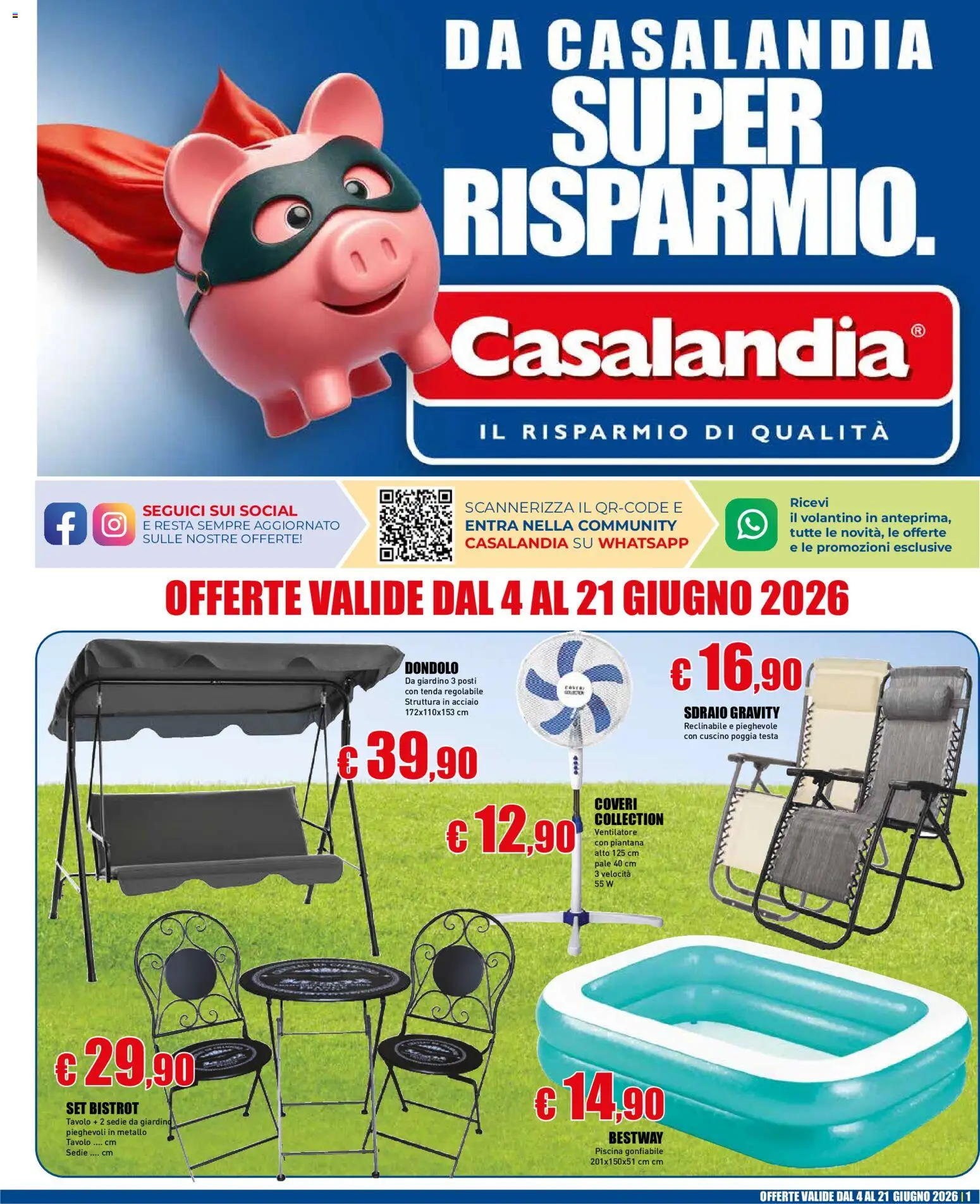 Volantino Casalandia del 04.06.2026 | Pagina: 1