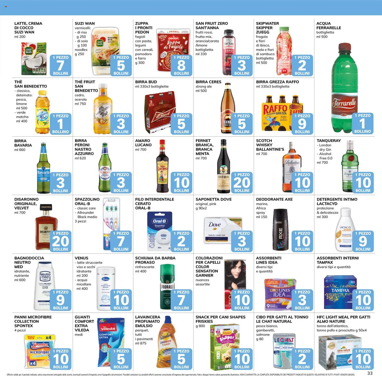 Volantino Basko del 29/09/2026 | Pagina: 33 | Prodotti: Deodorante, Frutta, Limone, Ferrarelle