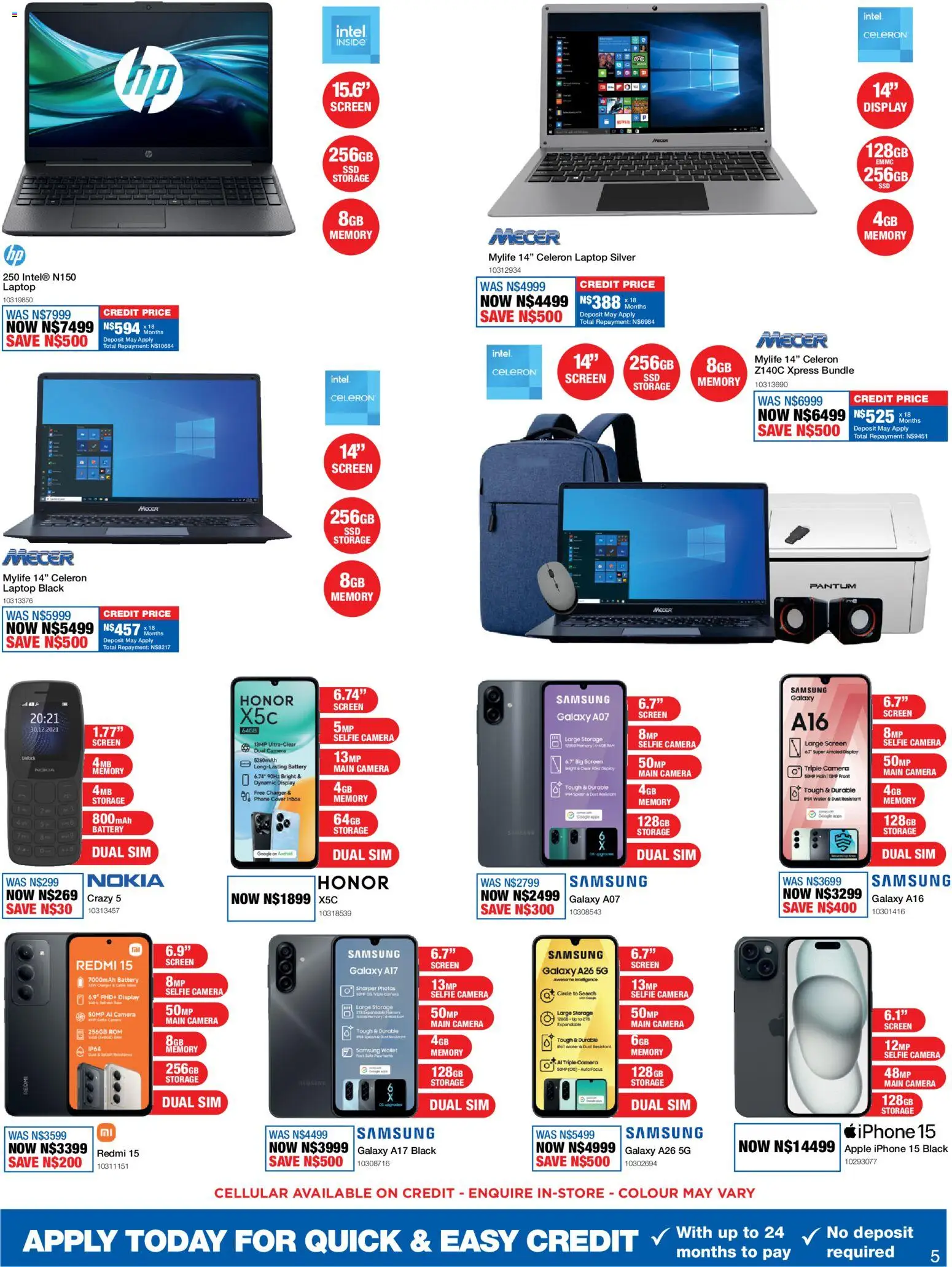 New OK Furniture catalogue – valid from 18.05.2026 | Page: 5 | Products: Cover, Phone, Laptop, Charger