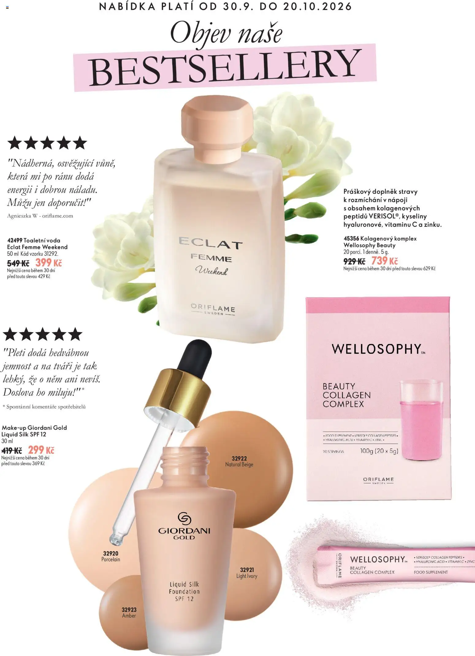 Oriflame katalog č. 14/2026 od 30.09.2026 | Strana: 2 | Produkty: Vitamin c, Voda, Makeup, Toaletní voda