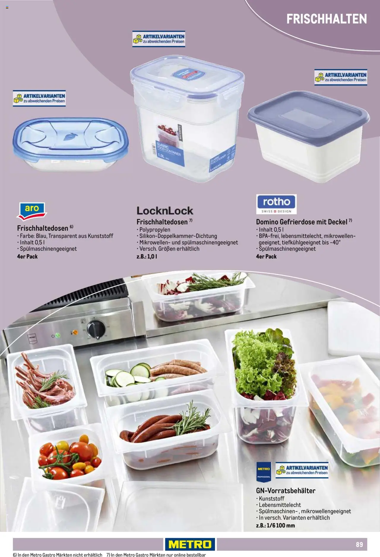 Metro Non Food Sortiment – gültig ab 01.10.2025 | Seite: 89