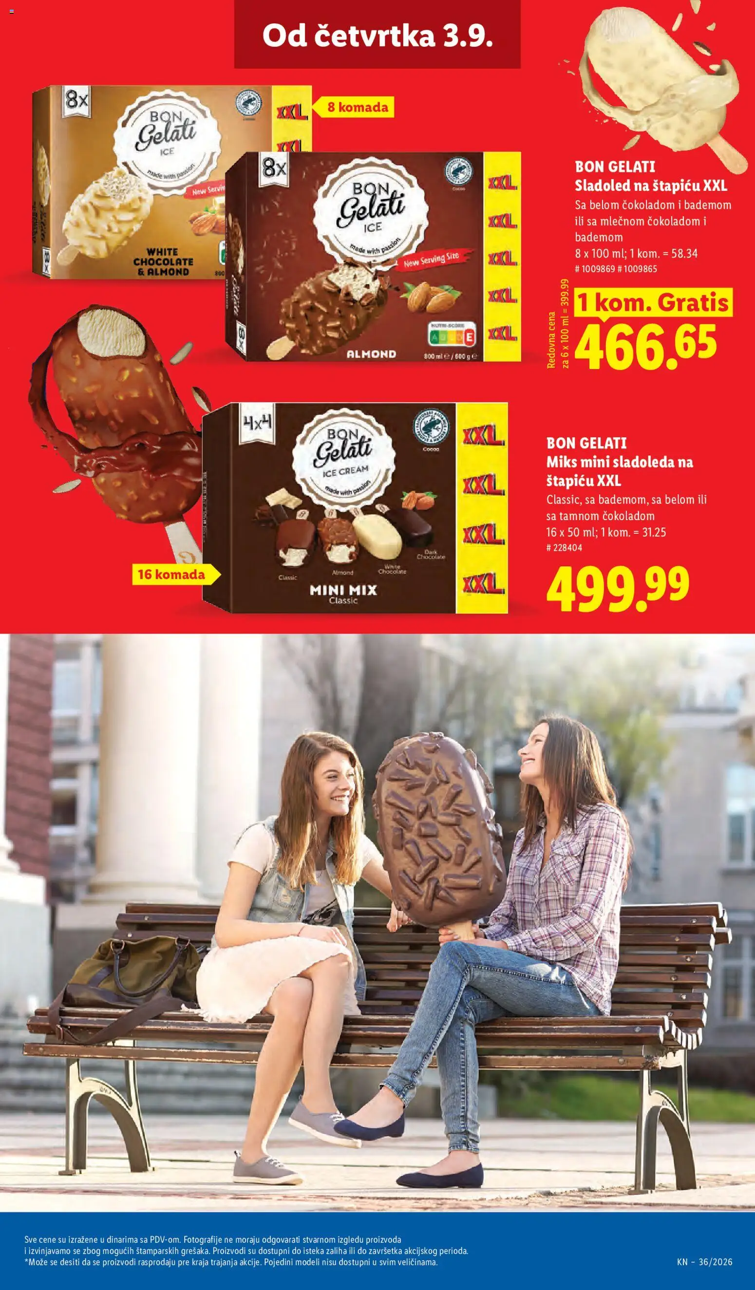 Lidl katalog - važi od 03.09.2026 | Strana: 67 | Proizvode: Sladoled, Sladoled na štapiću