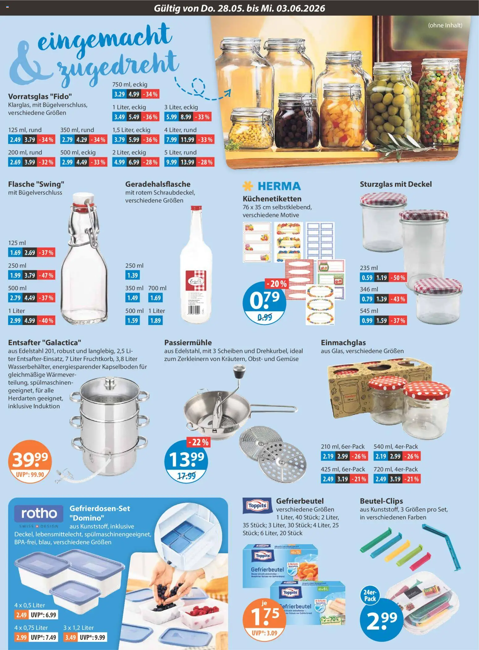 V-Markt München – gültig ab 28.05.2026 | Seite: 14 | Produkte: Entsafter, Gemüse, Obst