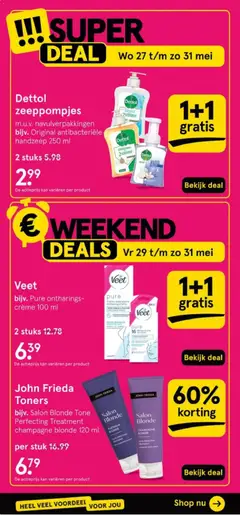 Etos folder - Voorbeeld van een folder van Etos, geldig van 25.05.2026 | Pagina: 4 | Producten: Ontharingscrème, Kan, Toner, Handzeep
