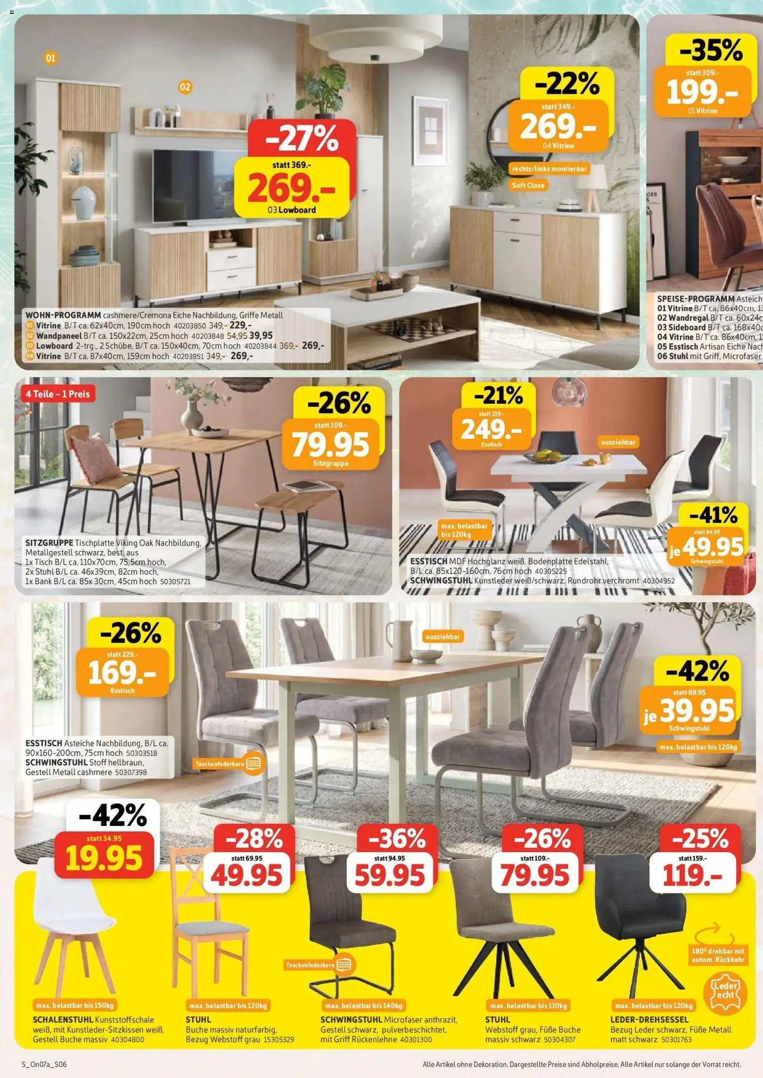 Sconto Prospekt Großpösna – gültig ab 15.07.2026 | Seite: 6 | Produkte: Sideboard, Lowboard, Wandregal, Vitrine
