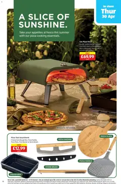 Preview of Aldi - Weekly offers UK Specialbuys valid from 30.04.2026 | Page: 10 | Products: Tent, Box, Brush, Watch