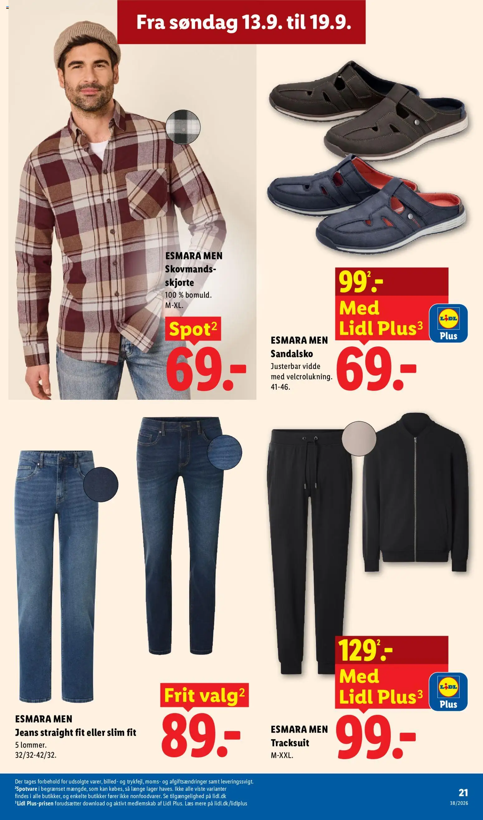 Lidl tilbudsavis – gyldig fra 13/09/2026 | Side: 7 | Produkter: Skjorte, Jeans, Søm