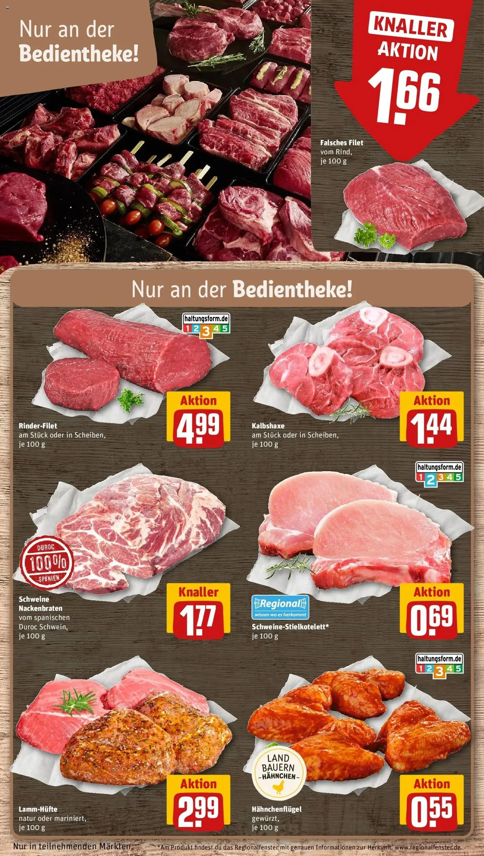 Rewe Prospekt Braunschweig	 – gültig ab 12.04.2026 | Seite: 8 | Produkte: Hahnchen, Rinderfilet