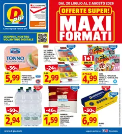 Anteprima del volantino D Più volantino valido a partire dal 20/07/2026
