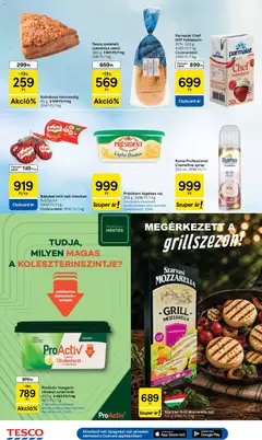 Tesco aktuális akciós újság - amely érvényes a következő dátumtól: 18.06.2026 | Oldal: 18 | Termékek: Mozzarella, Margarin, Vaj, Sajt