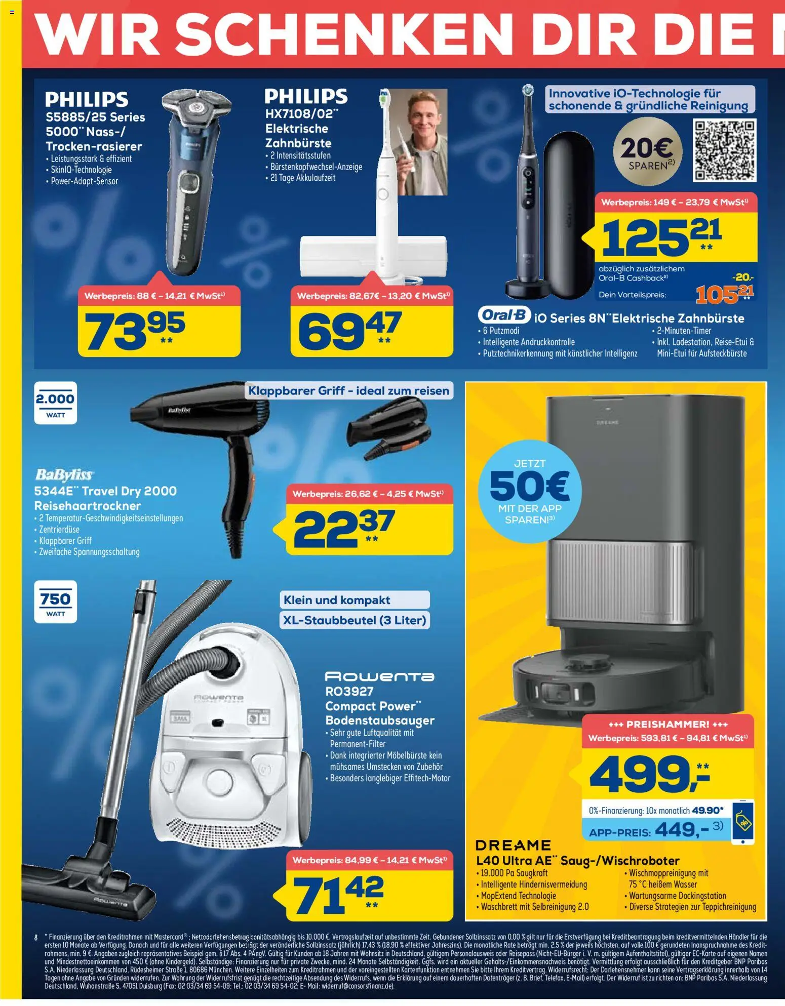 Euronics  Aktueller Prospekt – gültig ab 13.06.2026 | Seite: 8 | Produkte: Philips, Zahnbürste, Wasser