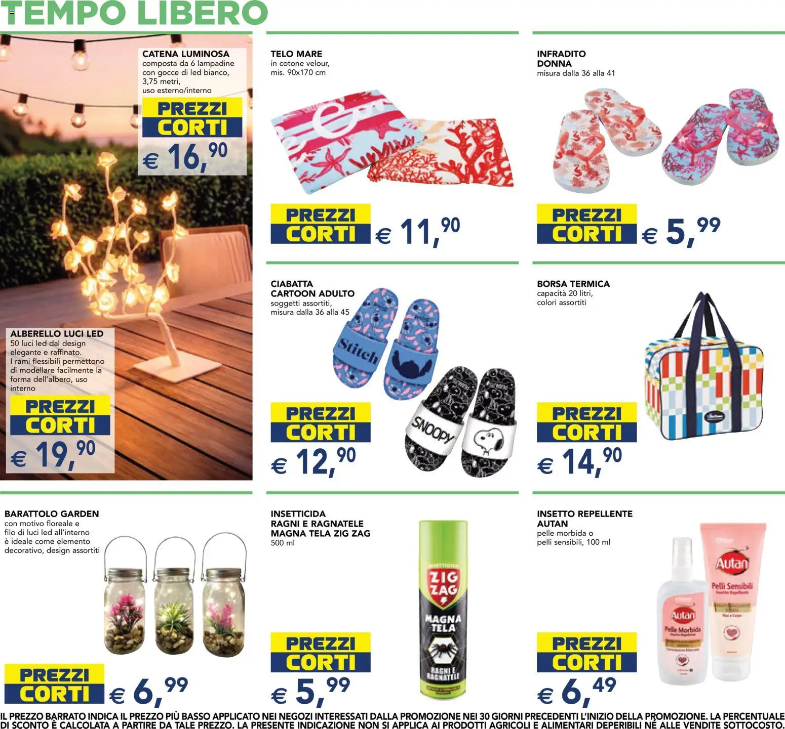 Volantino Esselunga S del 18.06.2026 | Pagina: 7 | Prodotti: Infradito, Borsa termica, Borsa, Insetticida