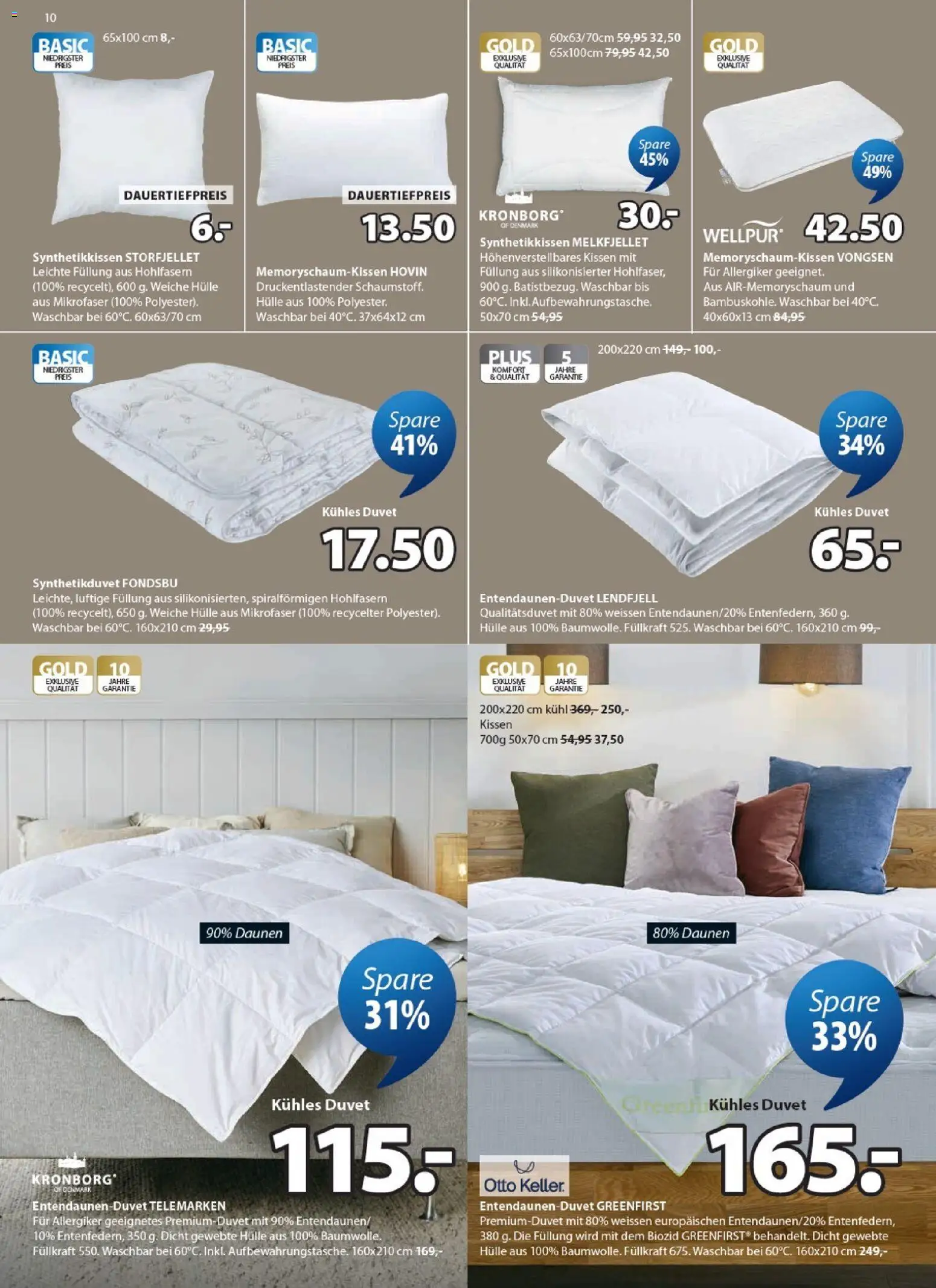 JYSK aktionen – gültig ab 27.05.2026 | Seite: 10 | Produkte: Kissen, Hülle