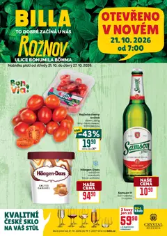 Náhled letáku Billa leták - České Budějovice od 21.10.2026