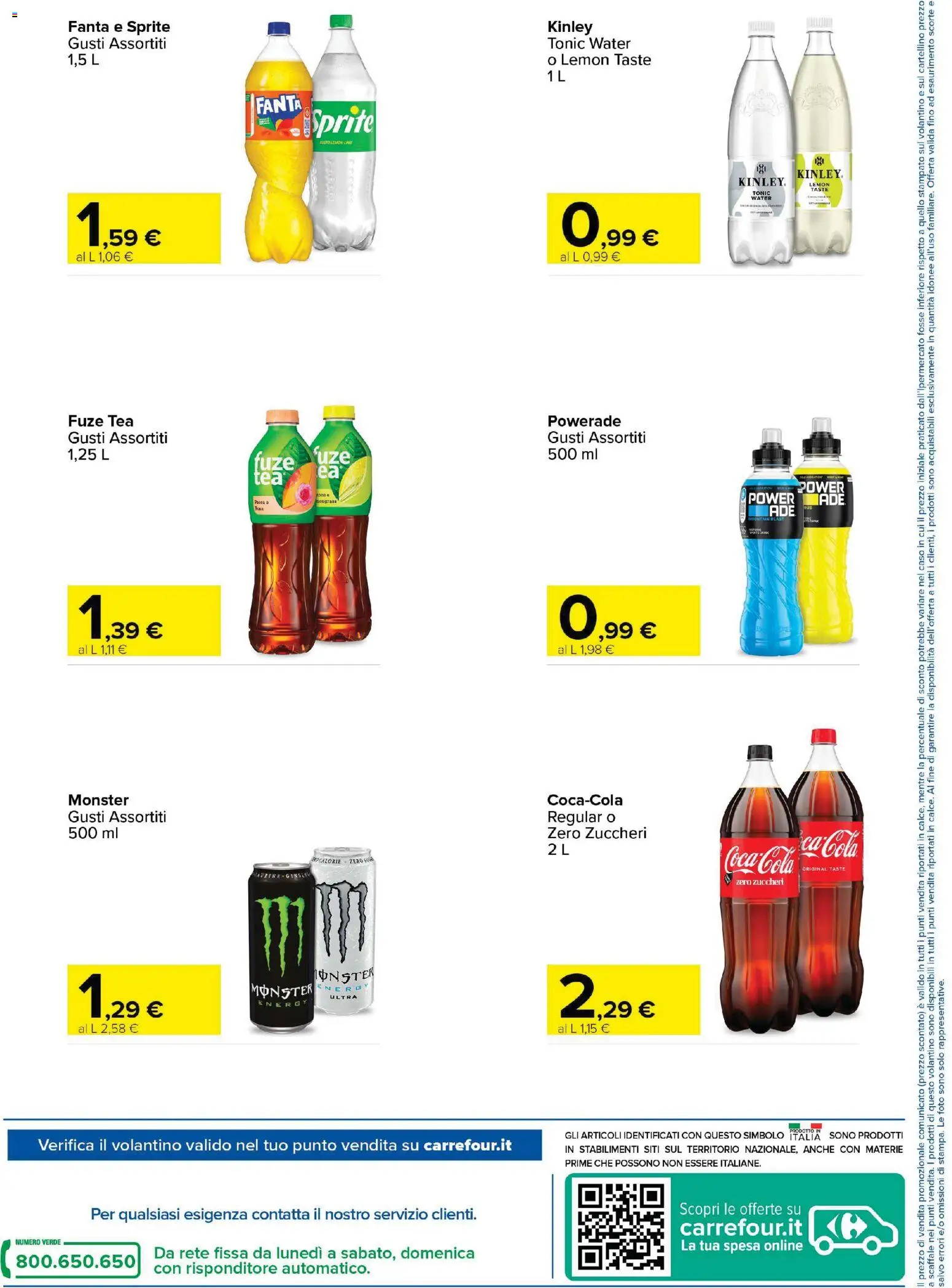 Volantino Carrefour del 15/09/2026 | Pagina: 2 | Prodotti: Fanta, Scaffale, Sprite