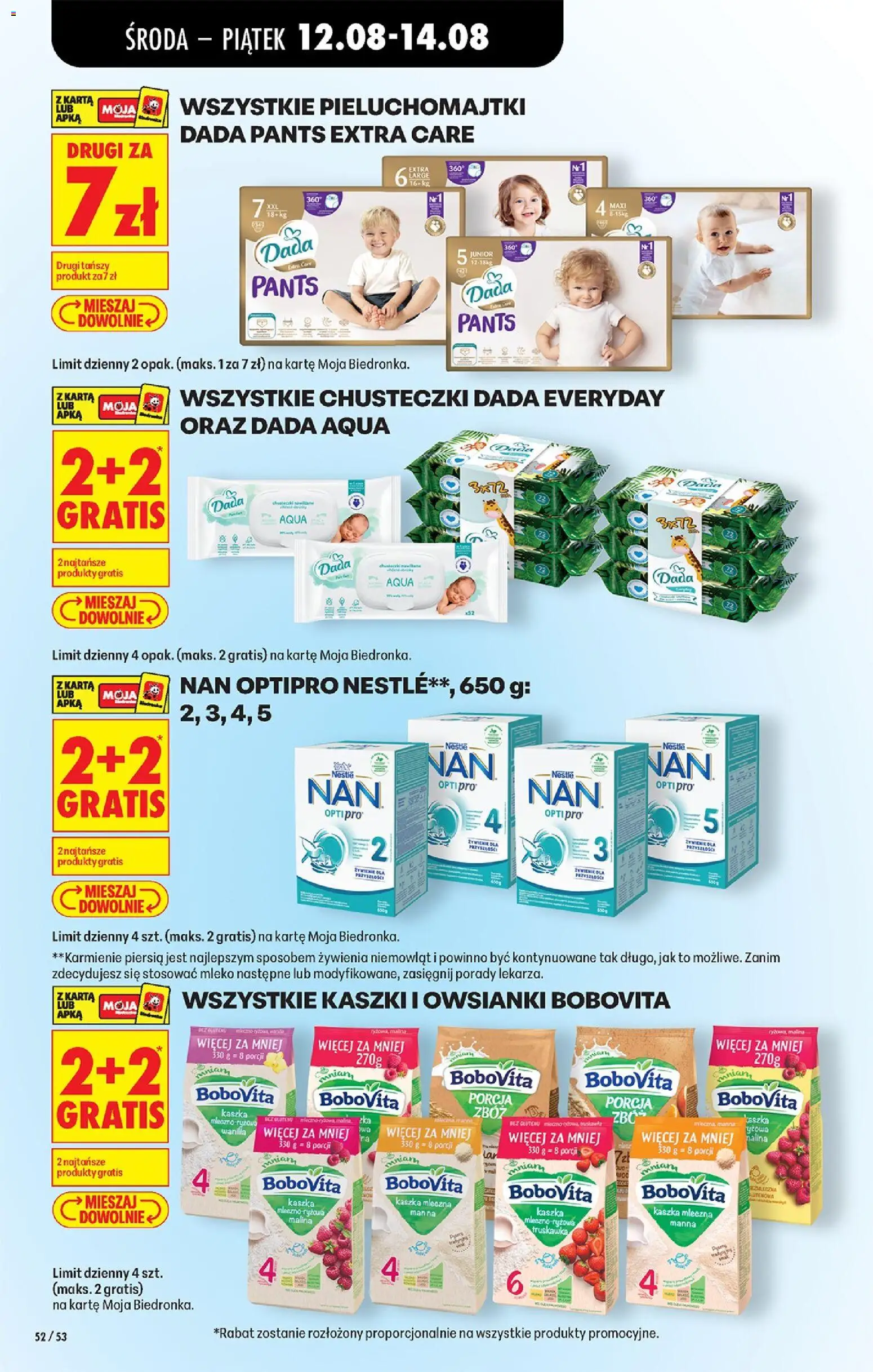 Biedronka gazetka od środy od 12.08.2026 | Strona: 74 | Produkty: Karta, Malina, Mleko, Wanilia