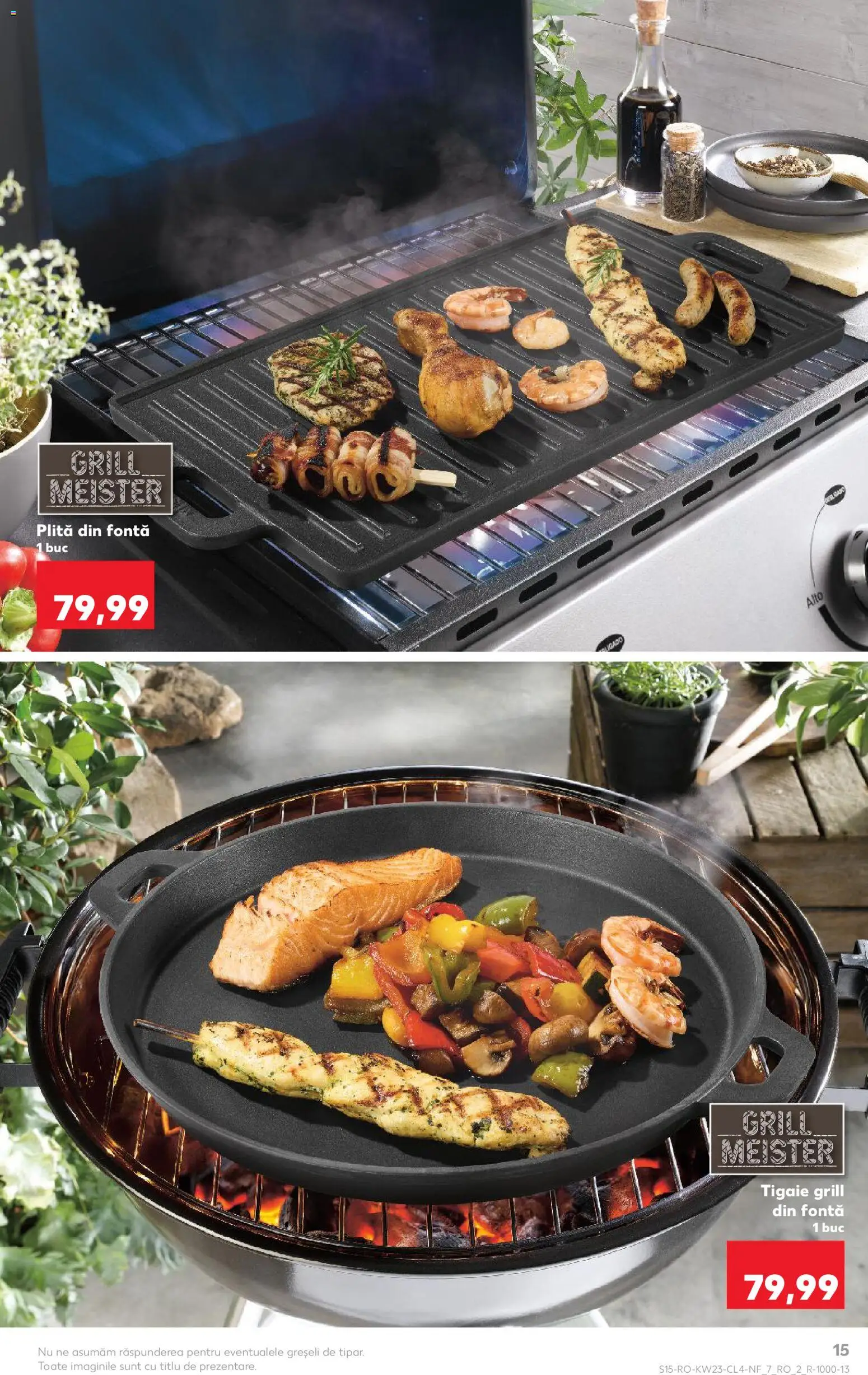 Noul catalog Kaufland – valabil de la 03.06.2026 | Pagină: 15 | Produse: Plită, Tigaie, Grill