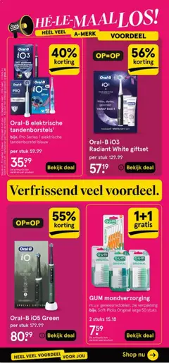 GUM mondverzorging, m.u.v. geneesmiddelen, zie verpakking bijv. Soft-Picks Original large 50 stuks - Voorbeeld van een folder van Etos, geldig van 01.06.2026 | Pagina: 32