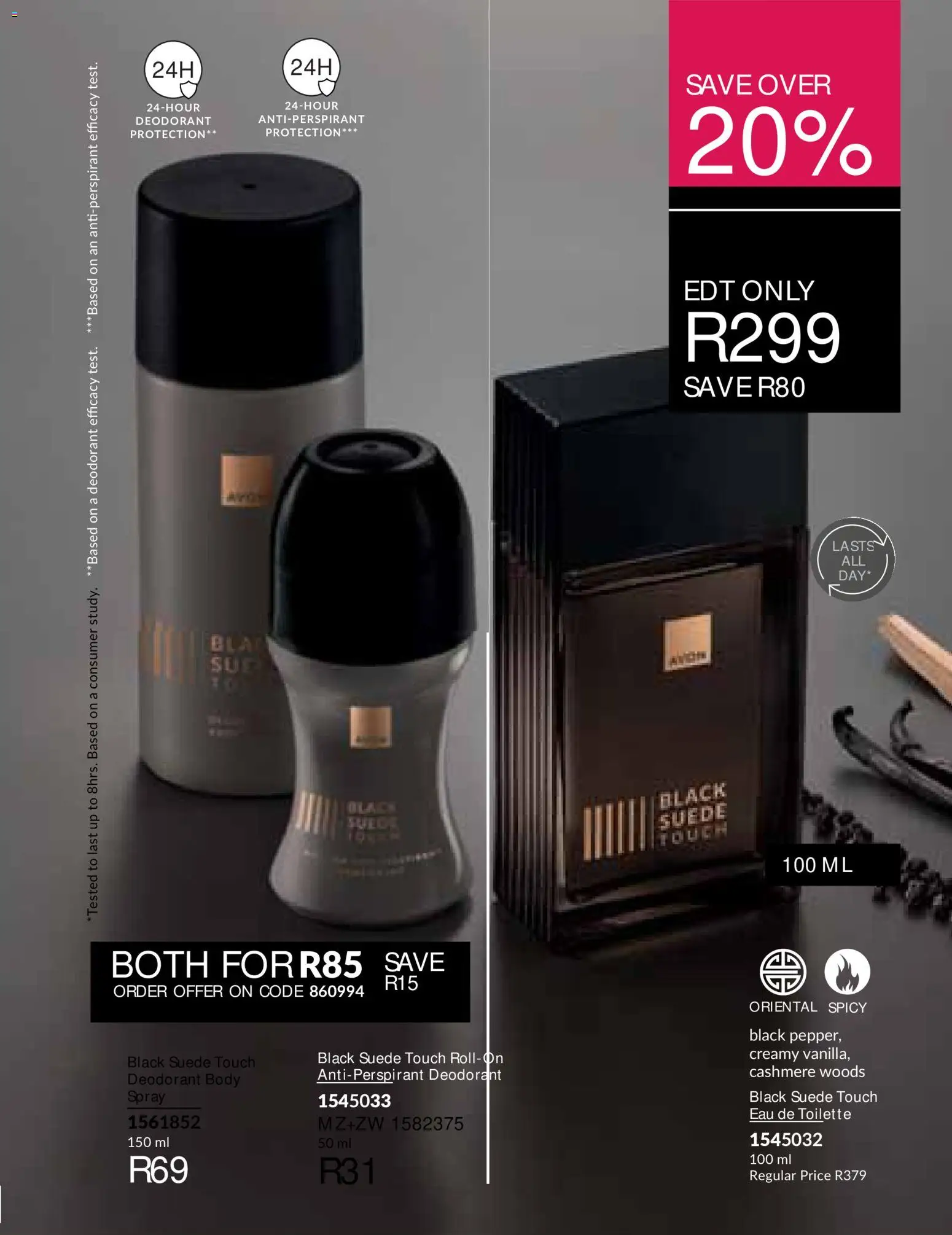 New Avon catalogue – valid from 01/07/2026 | Page: 87 | Products: Eau de toilette, Deodorant, Antiperspirant