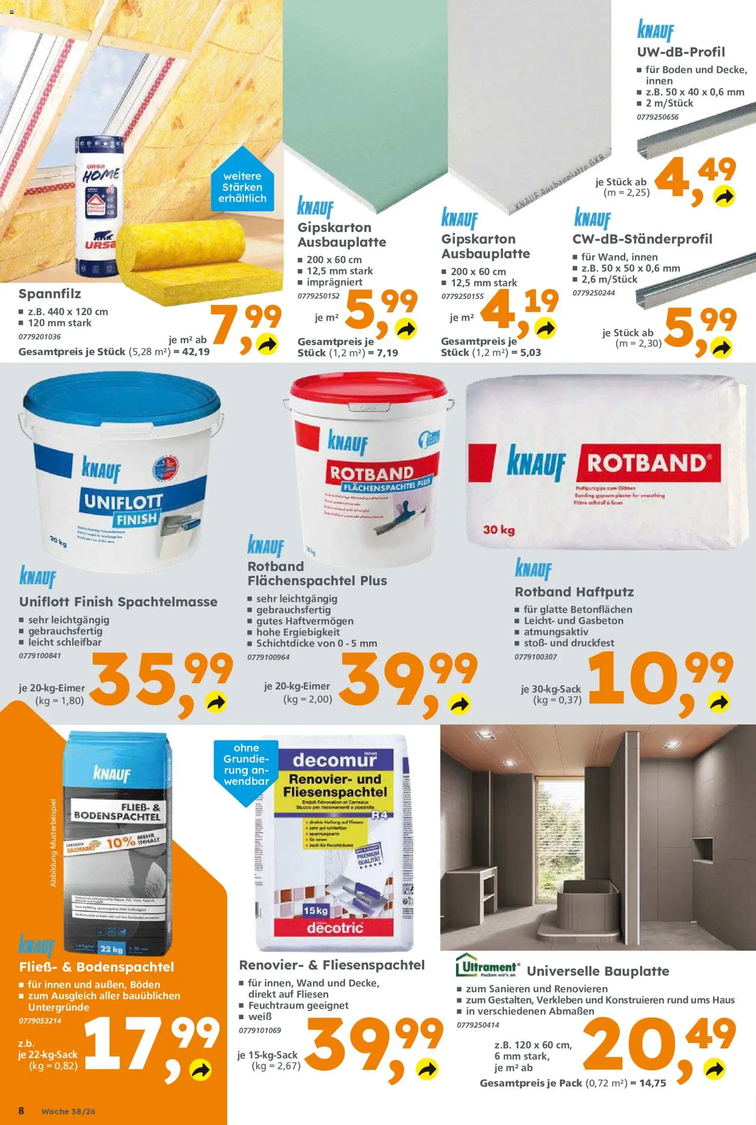 Globus Baumarkt Prospekt – gültig ab 14.09.2026 | Seite: 8