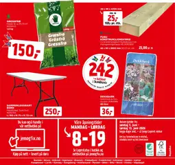 Forhåndsvisning av Jem & Fix kundeavis gyldig fra 06.06.2026 | Side: 20 | Produkter: Filtre à eau, Суміш дитяча, Bord