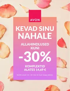 AVON kliendilehe eelvaade alates 12.05.2026