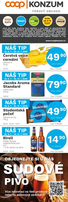 Náhled letáku Konzum leták od 08.07.2026