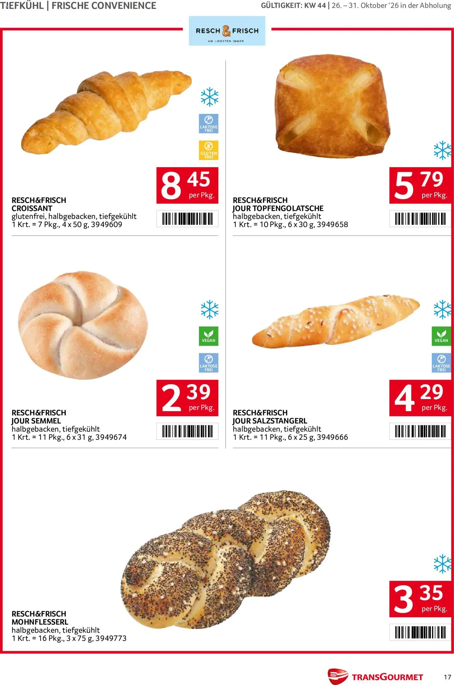 Transgourmet Abhol Aktion gültig ab 26.10.2026 | Seite: 17