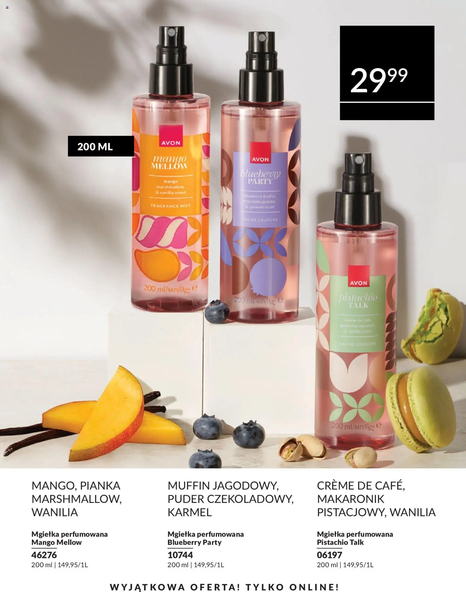 Avon Katalog 9 2026 od 01.09.2026 | Strona: 201 | Produkty: Mango, Puder, Wanilia