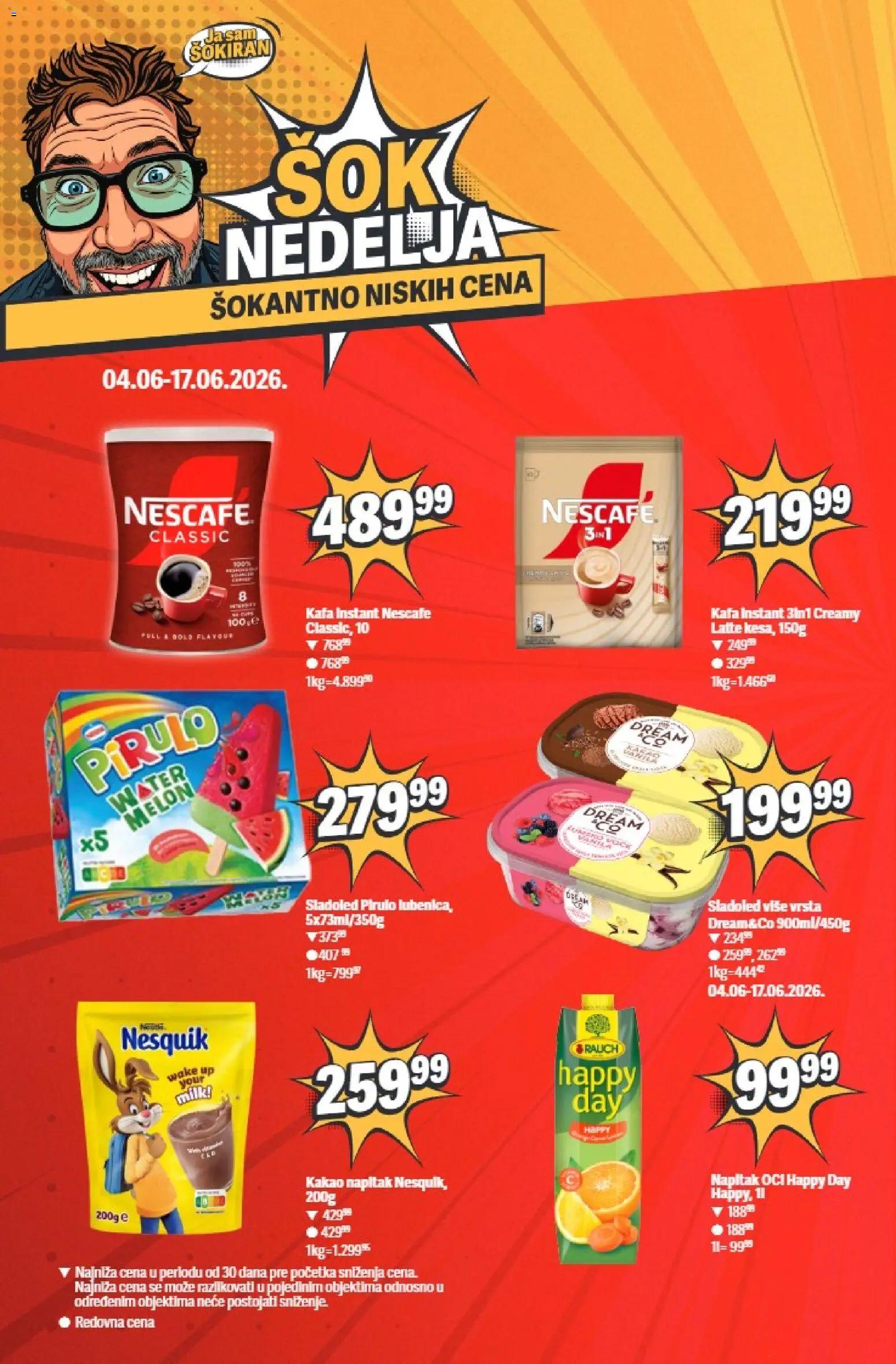 Maxi katalog - važi od 11.06.2026 | Strana: 8 | Proizvode: Sladoled, Kafa, Nescafé, Nesquik