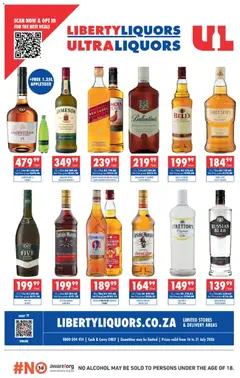 Ultra Liquors specials catalogue – valid from 16/07/2026