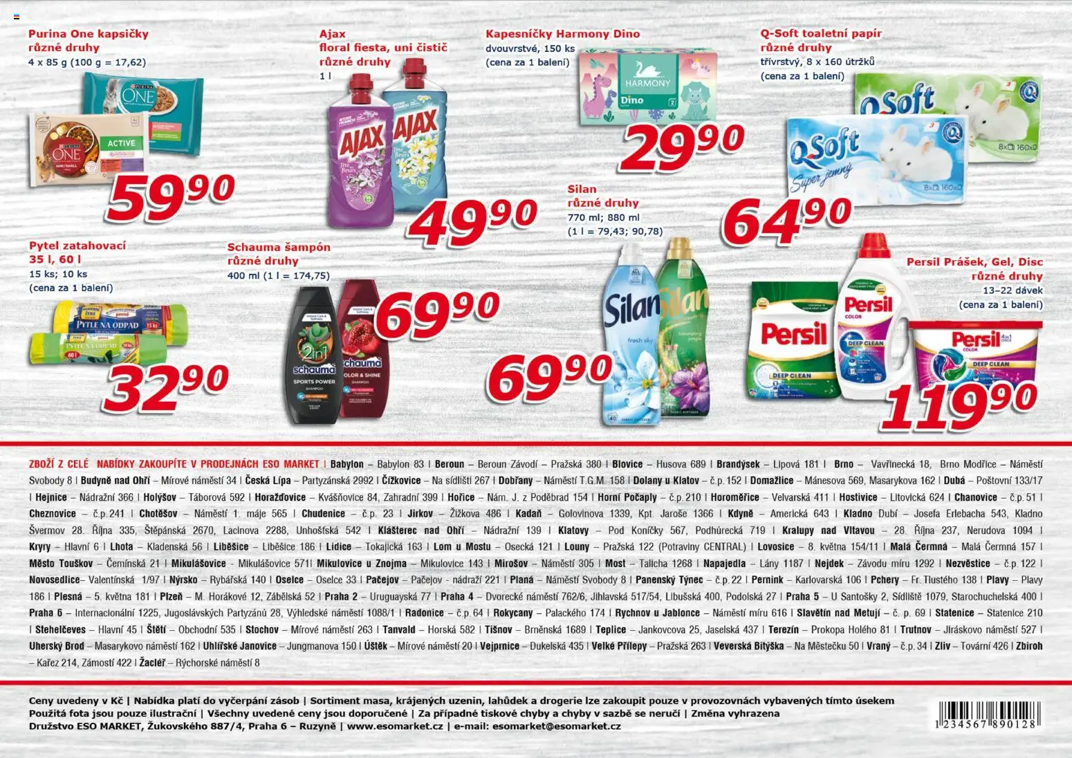 Eso market leták od 02.09.2026 | Strana: 8 | Produkty: Purina, Persil, Kapsičky, Šampon