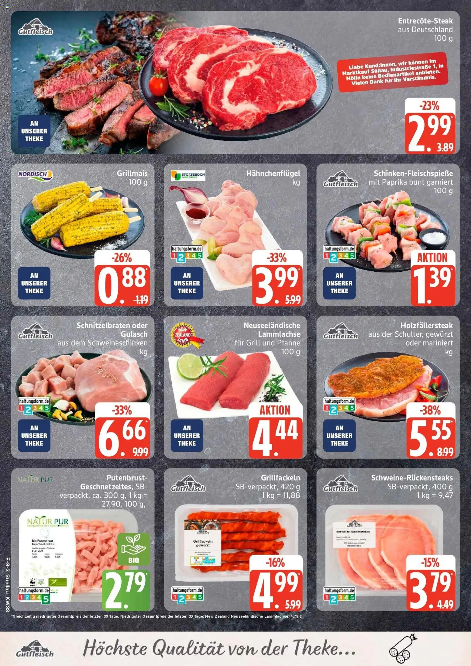 Edeka Prospekt Ratzeburg (ab 10.08.2026) » Angebote Online | Seite: 10 | Produkte: Putenbrust, Grill, Theke, Paprika