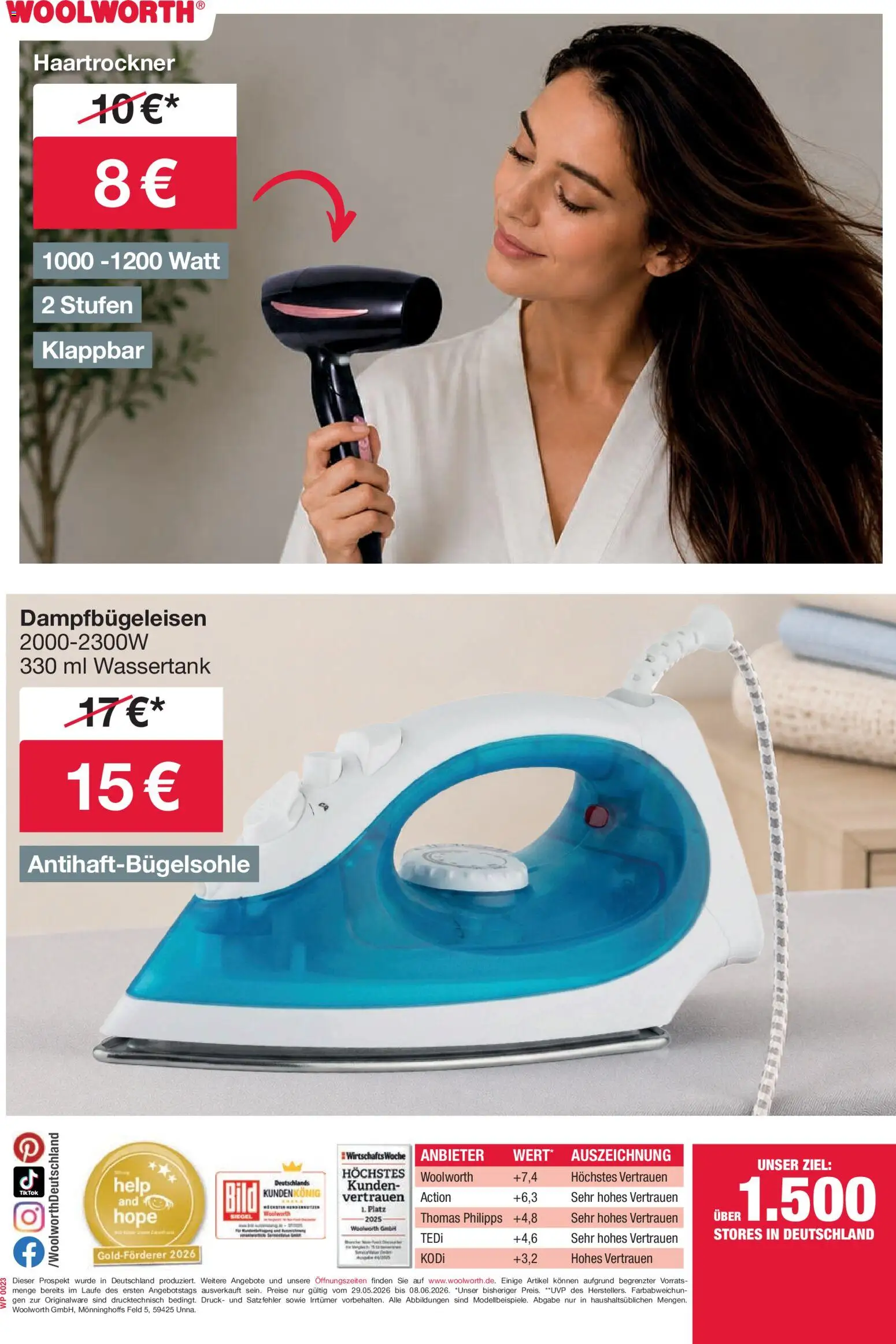 Woolworth Prospekt – gültig ab 29.05.2026 | Seite: 28 | Produkte: Haartrockner
