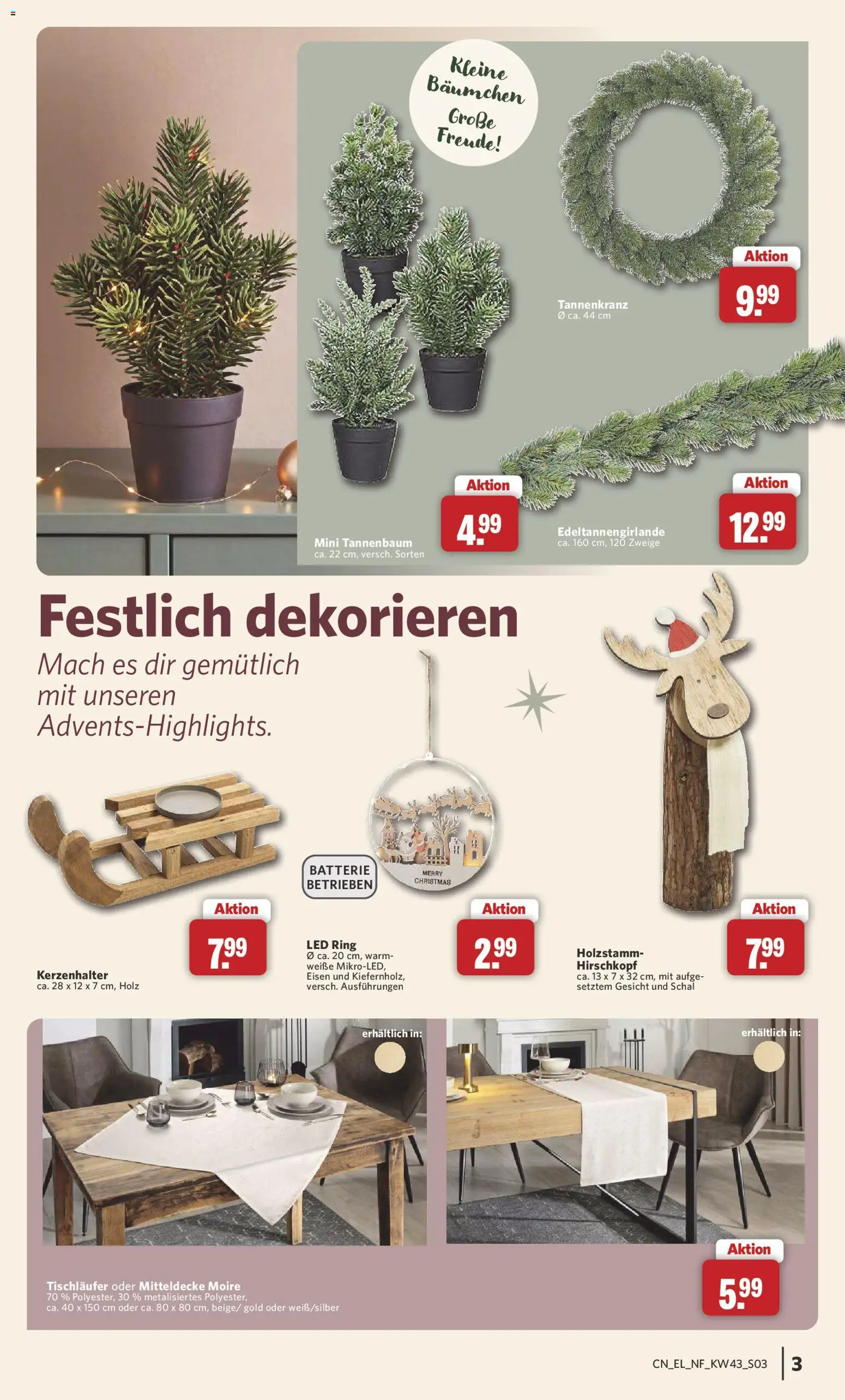 Combi Sonderangebote – gültig ab 19.10.2026 | Seite: 3 | Produkte: Batterie, Schal