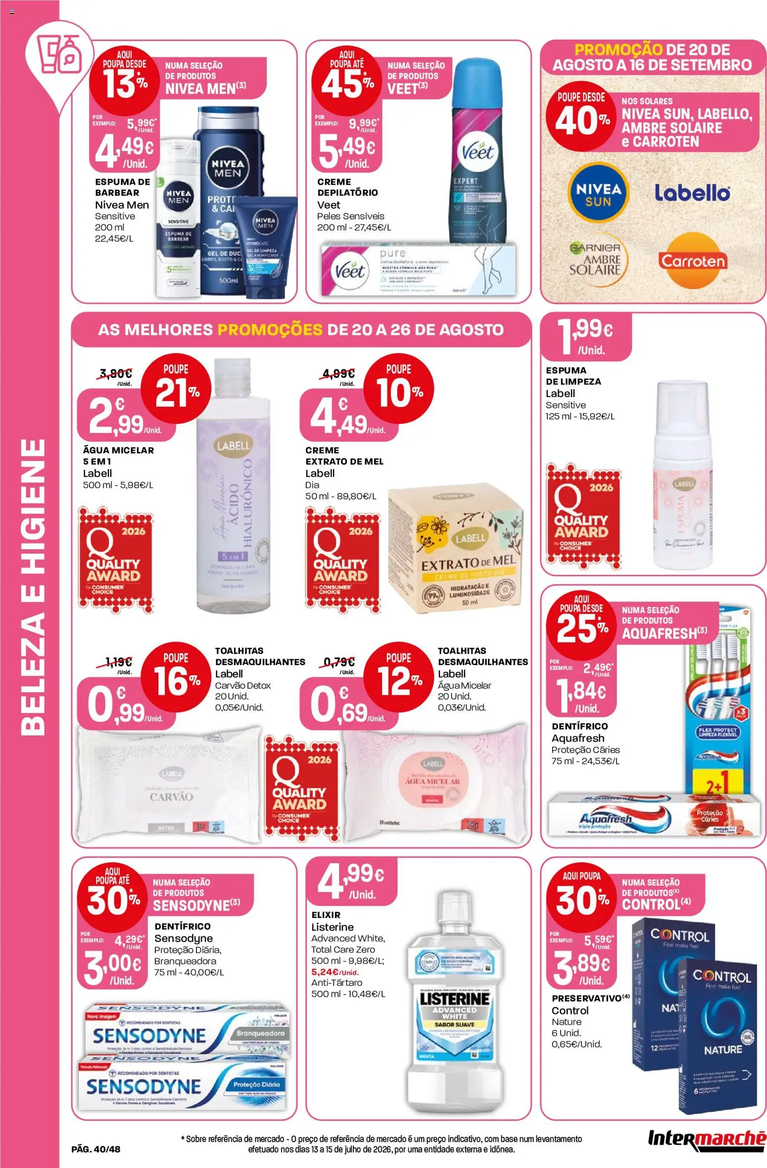 Intermarché folheto │ válido de 20/08/2026 | Página: 40