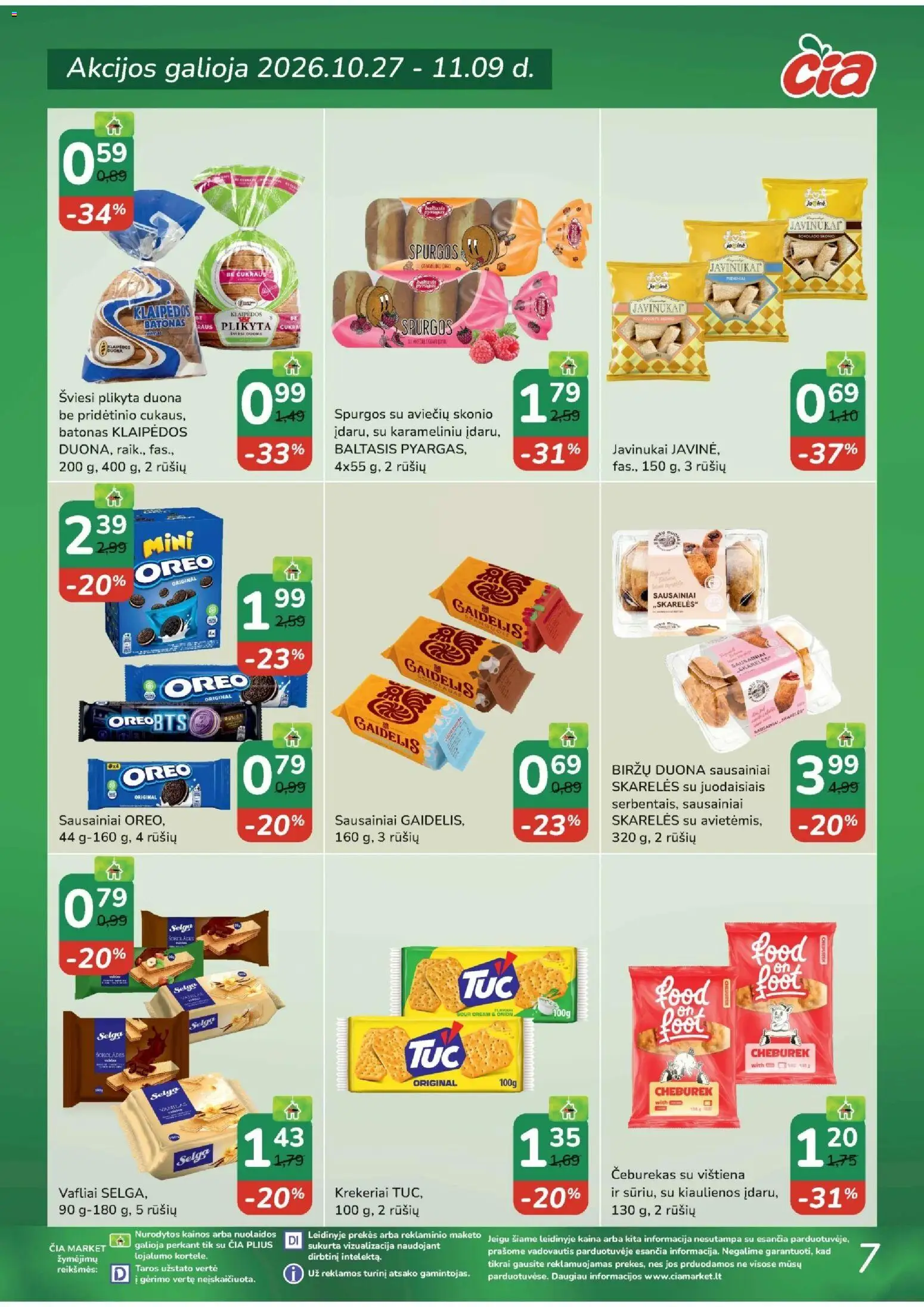 ČIA MARKET akcijos nuo 2026.10.27 | Puslapis: 7