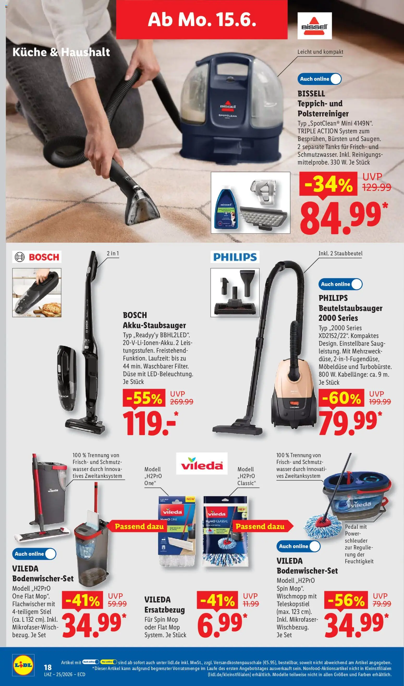 Lidl Německo leták od 15.06.2026 | Strana: 28 | Produkty: Mop