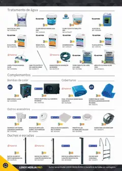Pré-visualização Leroy Merlin Catálogo Pro válido de 09/06/2026 | Página: 392 | Produtos: Agua, Escada, Saco, Projetor