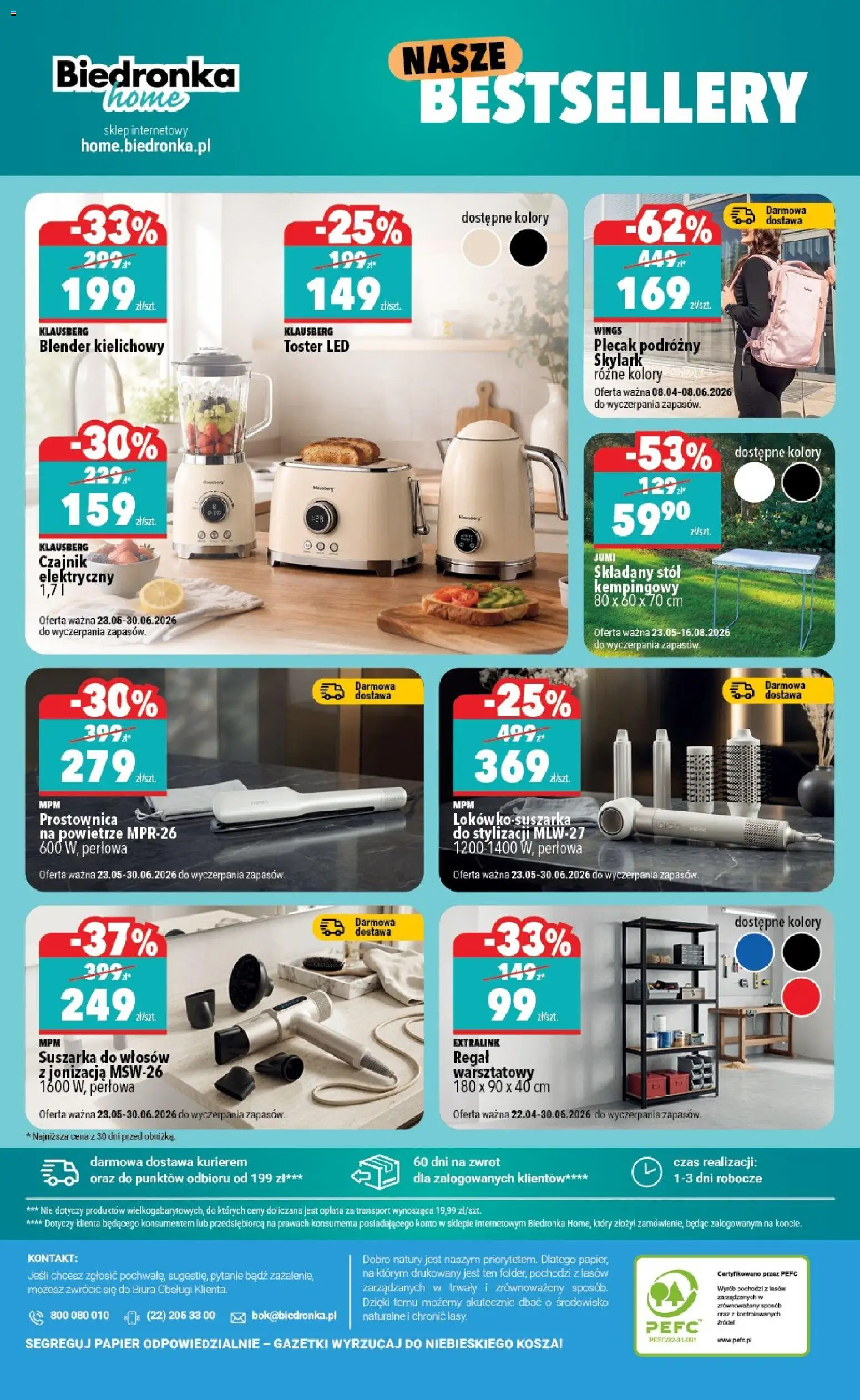 Biedronka Polsko leták - Home od 23.05.2026 | Strana: 6 | Produkty: Regál, LED