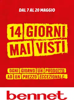 Anteprima del volantino bennet volantino valido a partire dal 07.05.2026
