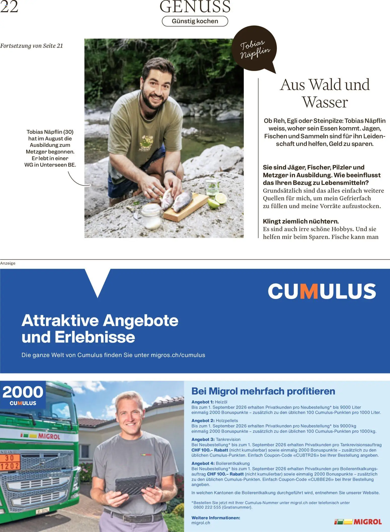 Migros aktionen Magazin – gültig ab 19.08.2026 | Seite: 22