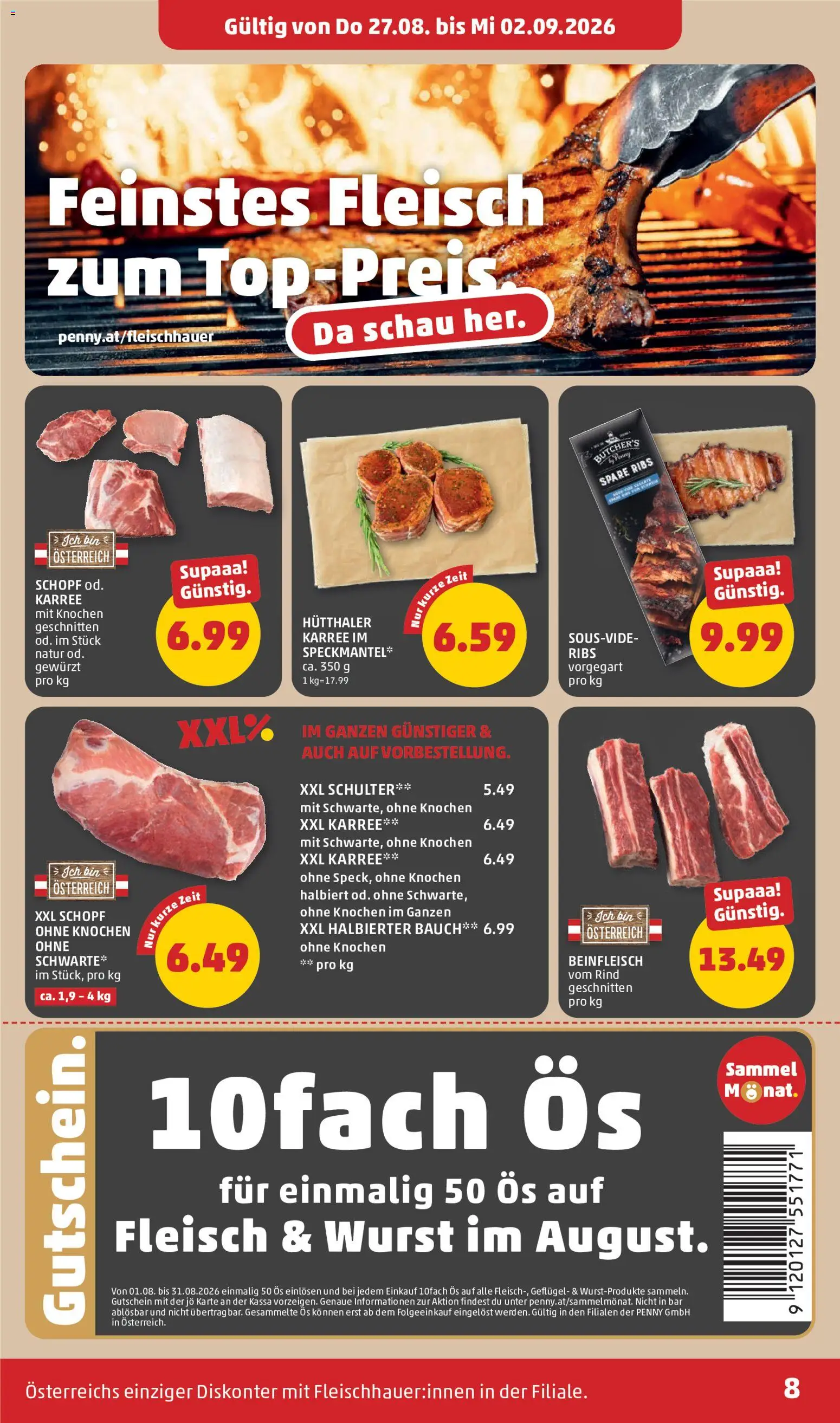 Penny Markt Flugblatt gültig ab 27.08.2026 | Seite: 8