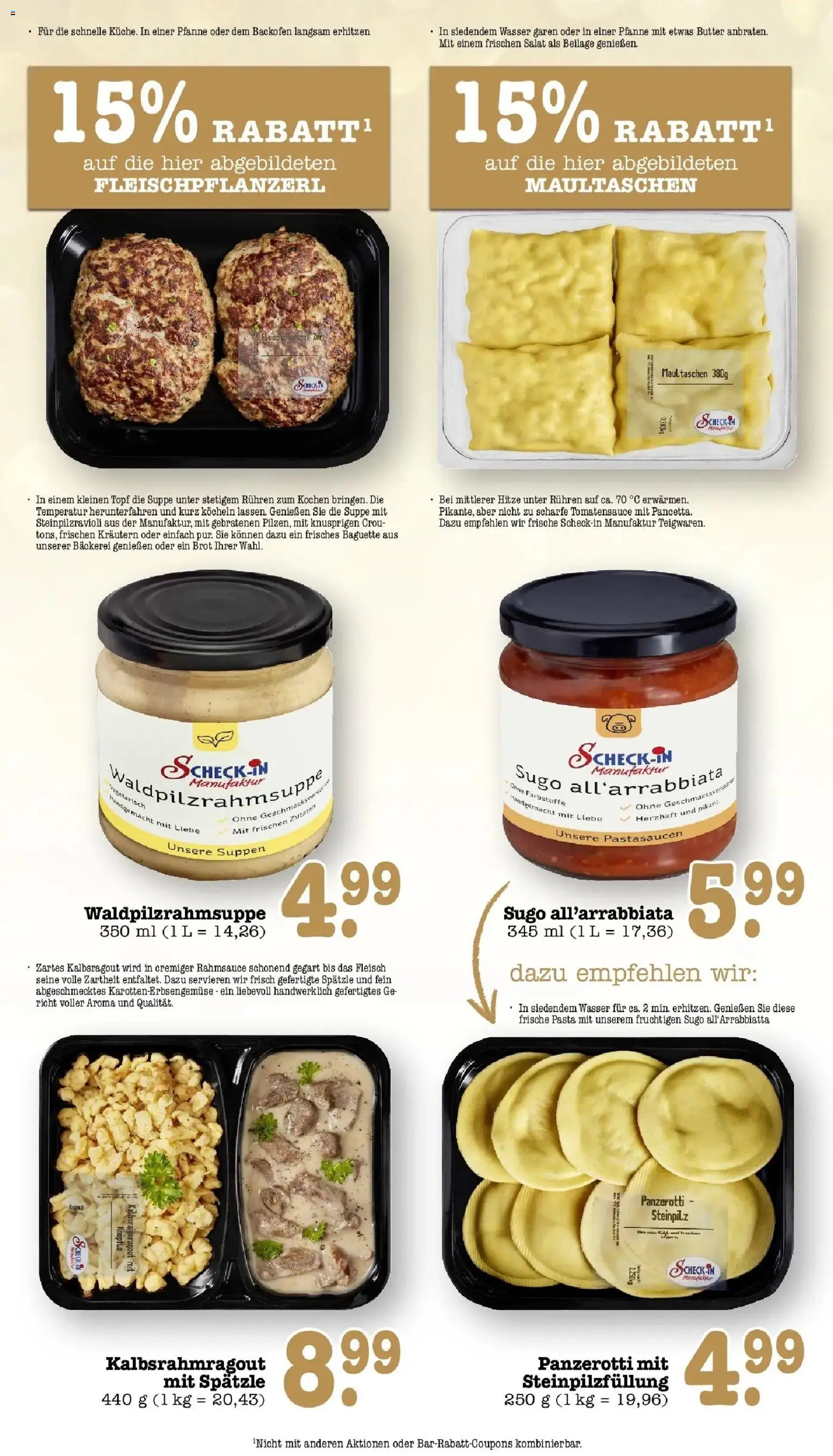 Edeka Prospekt Bühlertal (ab 05.10.2026) » Angebote Online | Seite: 19 | Produkte: Wasser, Pasta, Brot, Salat
