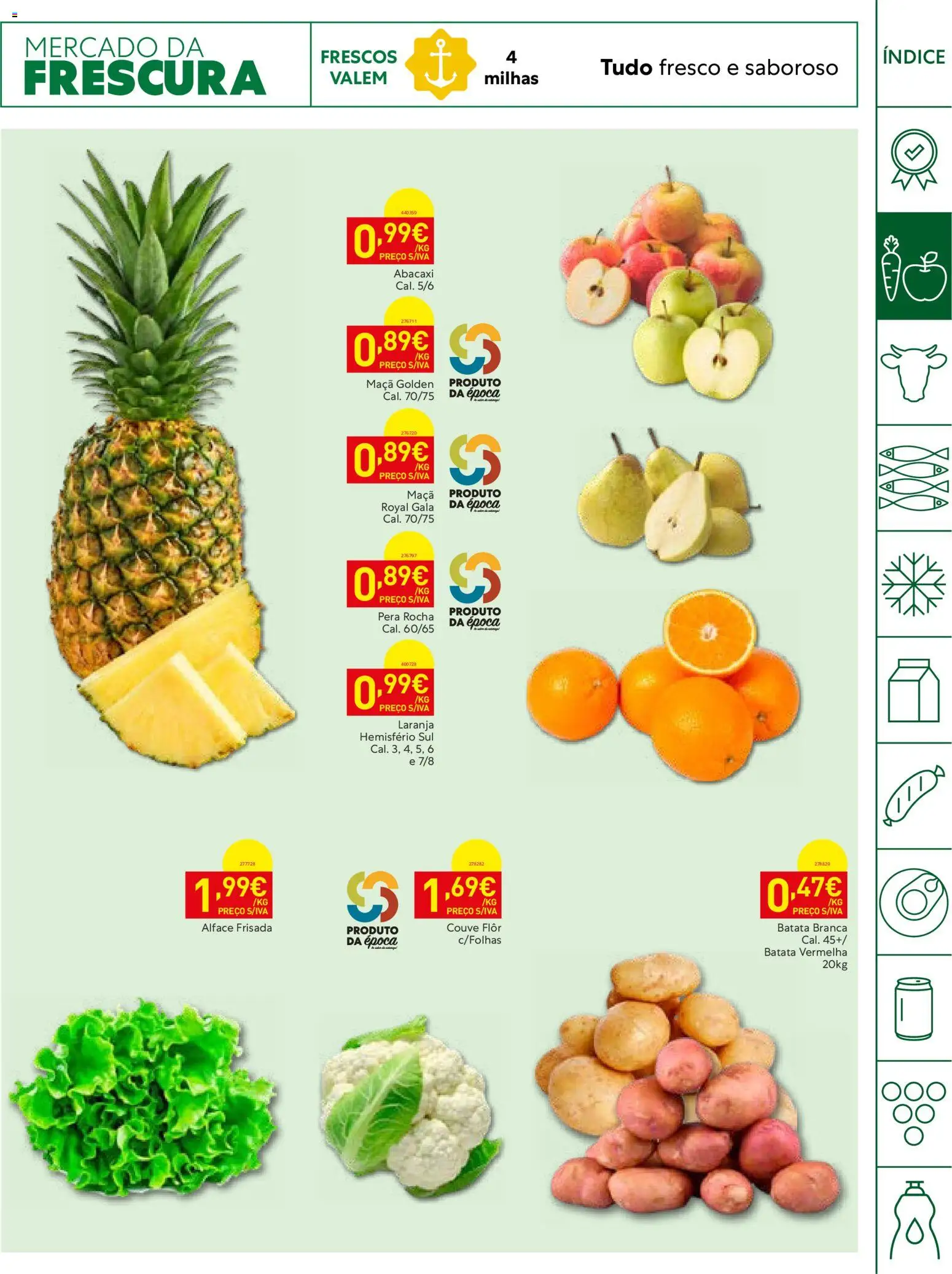 Recheio folheto Horeca │ válido de 13/10/2026 | Página: 3 | Produtos: Batata, Maça, Alface, Couve