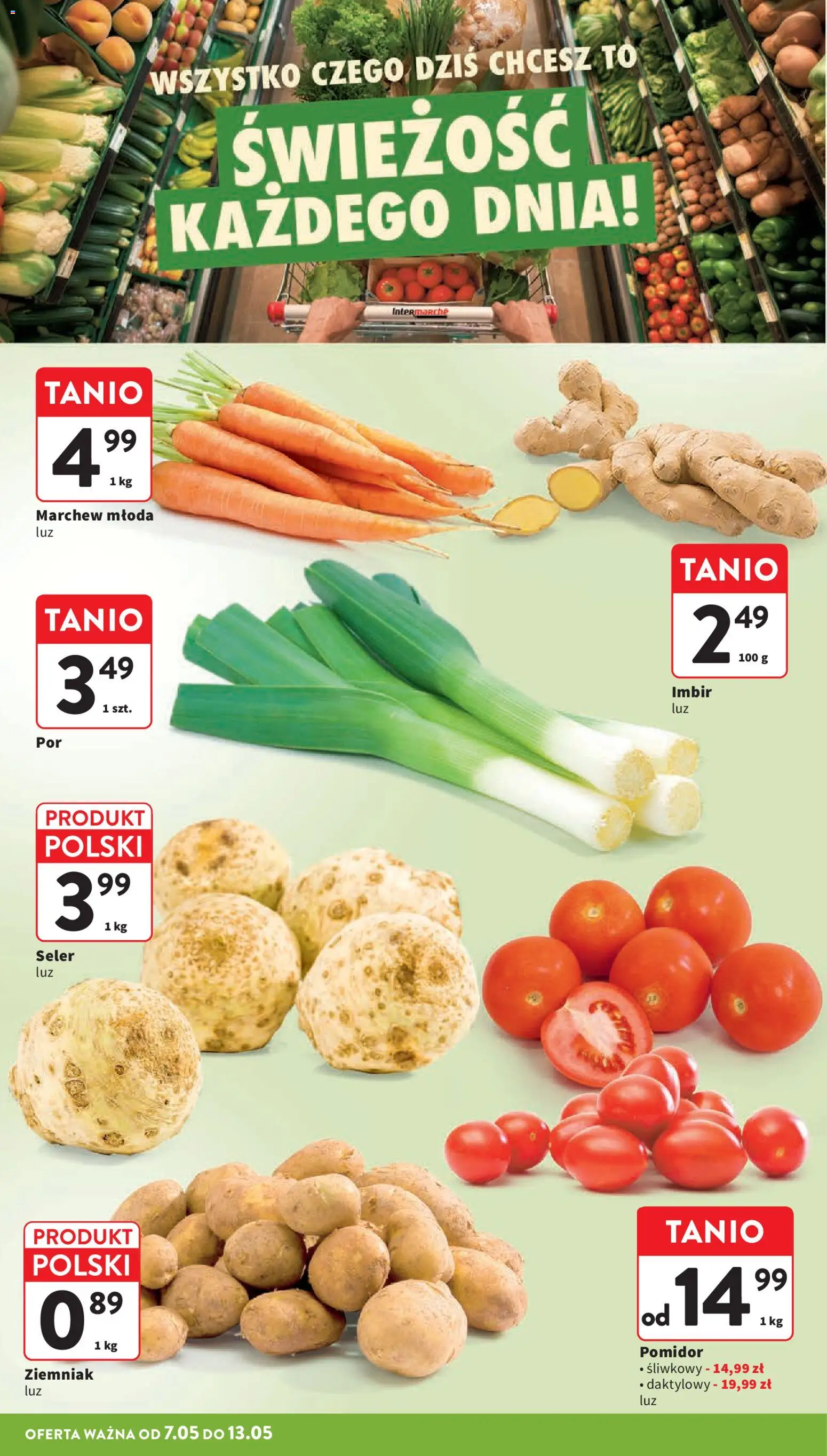 Intermarche gazetka od 07.05.2026 | Strona: 12 | Produkty: Imbir