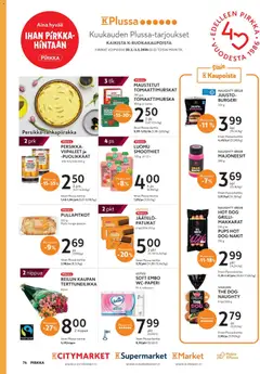 K-Citymarket-mainoslehti voimassa 25.03.2026 alkaen | Sivu: 74